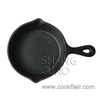 Round Cast Iron Mini Skillet with Spouts