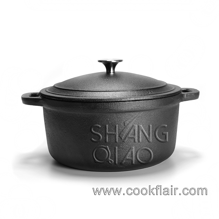 Cast Iron Casserole With Dual Handles
