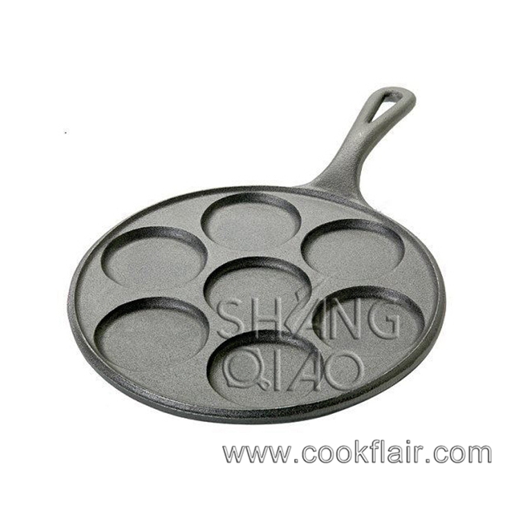 Cast Iron 7-hole Pancake Pan