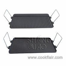 Non-stick Cast Iron Reversible Grill and Griddle